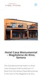 Mobile Screenshot of hotelcasamonumental.com